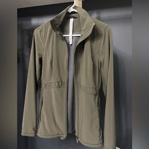 Lululemon Round Trip Jacket Dark Olive Size 6
